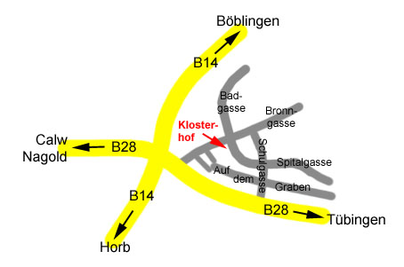 Stadtplan Herrenberg